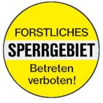 Warntafeln, Absperrbänder