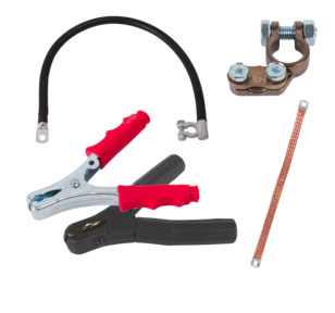 Kabel, Klemmen,<br/>Ladezangen
