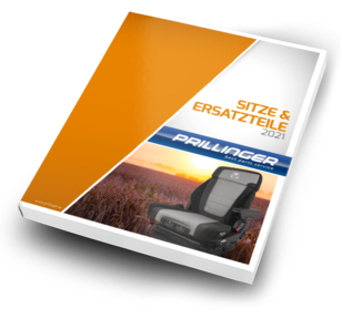 Dieses Bild zeigt den PRILLINGER-Katalog zum Thema Sitze und Ersatzteile 2021.